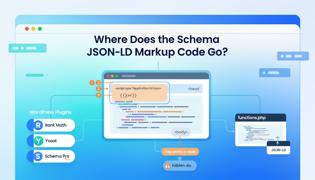 Easy Schema JSON-LD Markup Guide - Add Schema in 2026 2 schema json-ld markup