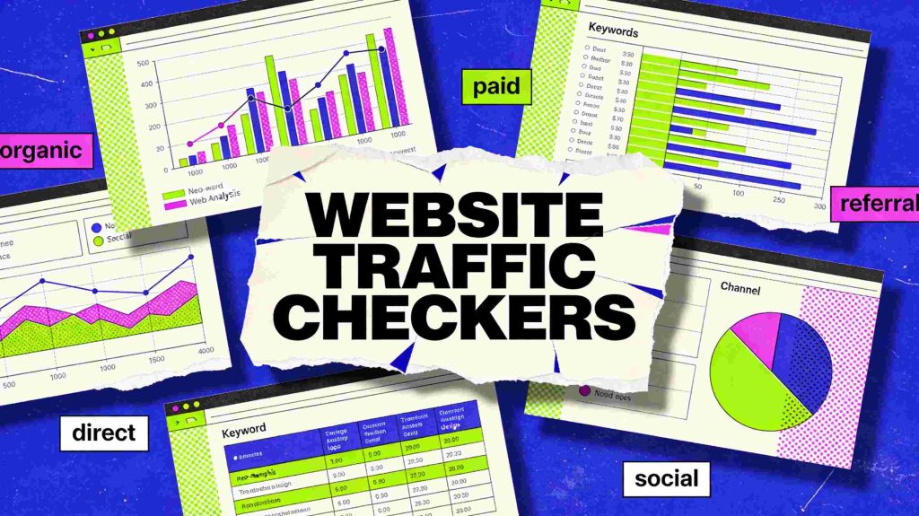 graphs of website traffic checker tools